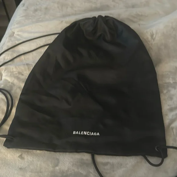 Balenciaga | Bags | Balenciaga Pull String Backpack Bag  display picture 1